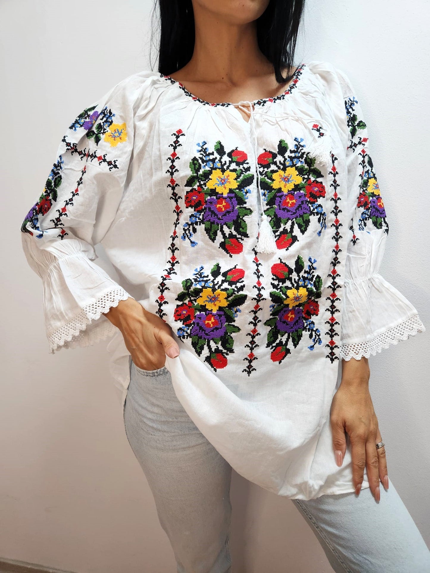 Ie Brodata Eleonora 2 Masuri Mari (4XL - 6XL)