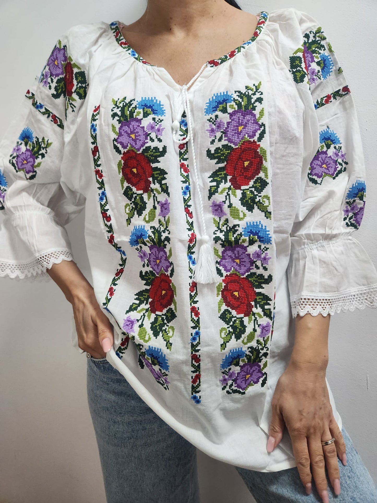 Ie brodată Traditionala Eleonora 132 Marime Mare