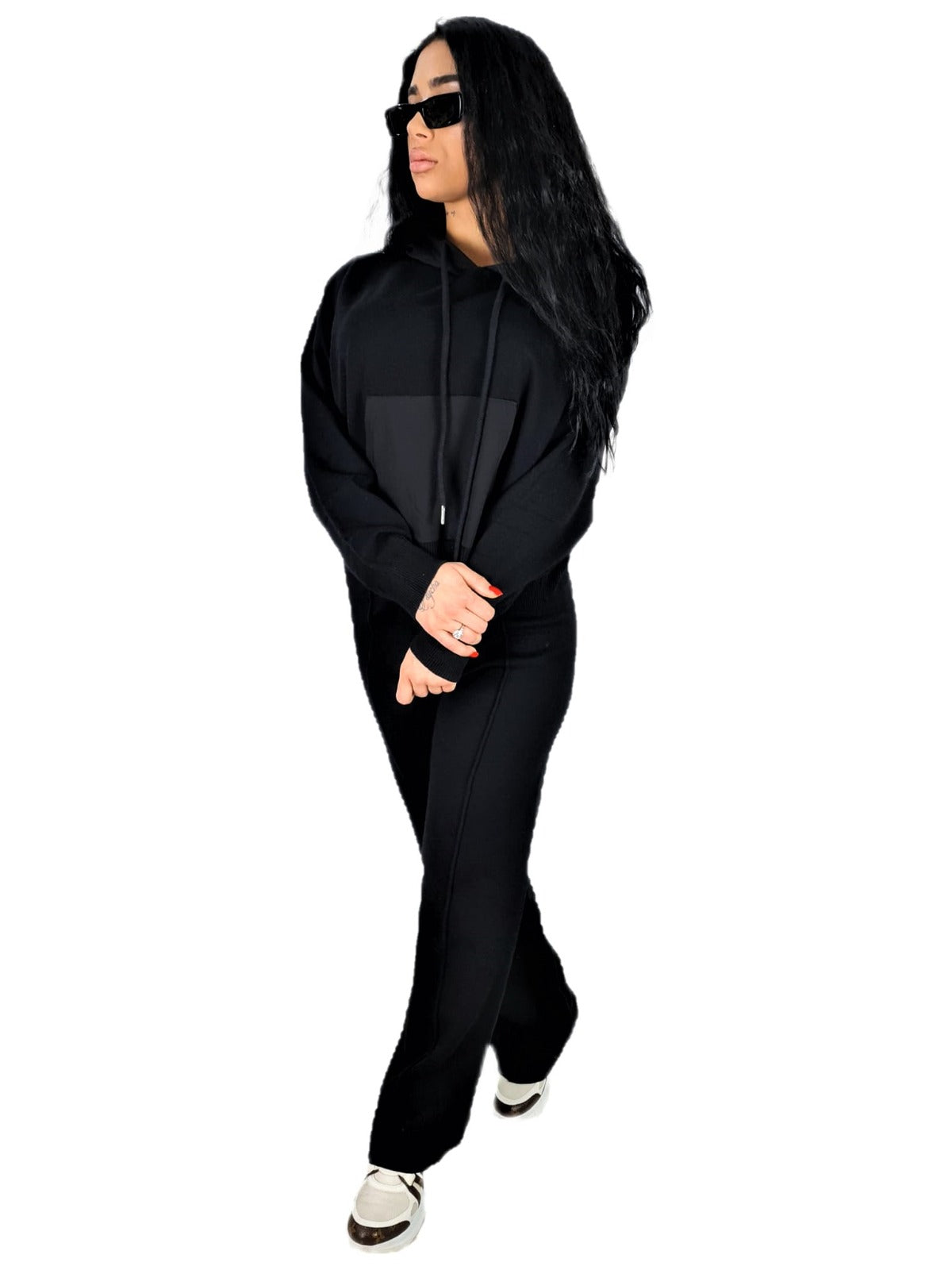Trening Oversized Negru