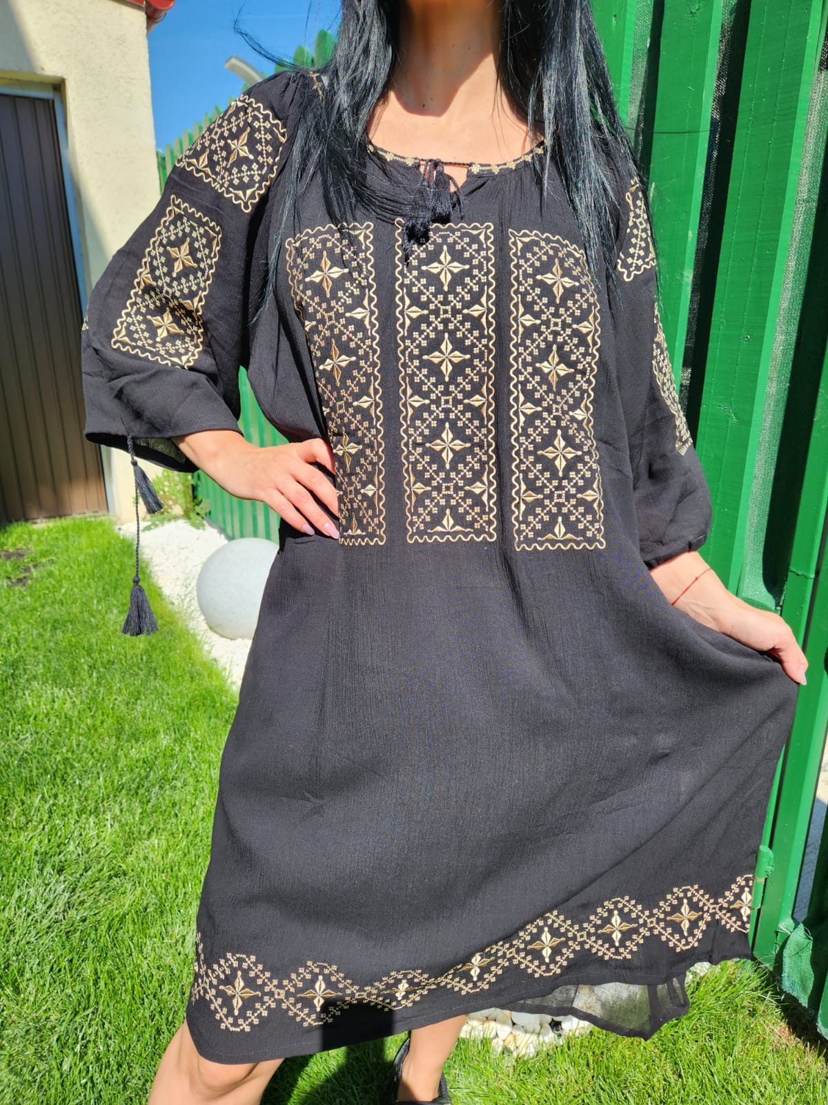 Rochie Traditională Daria 1 (MARIMI MARI 4XL-6XL)
