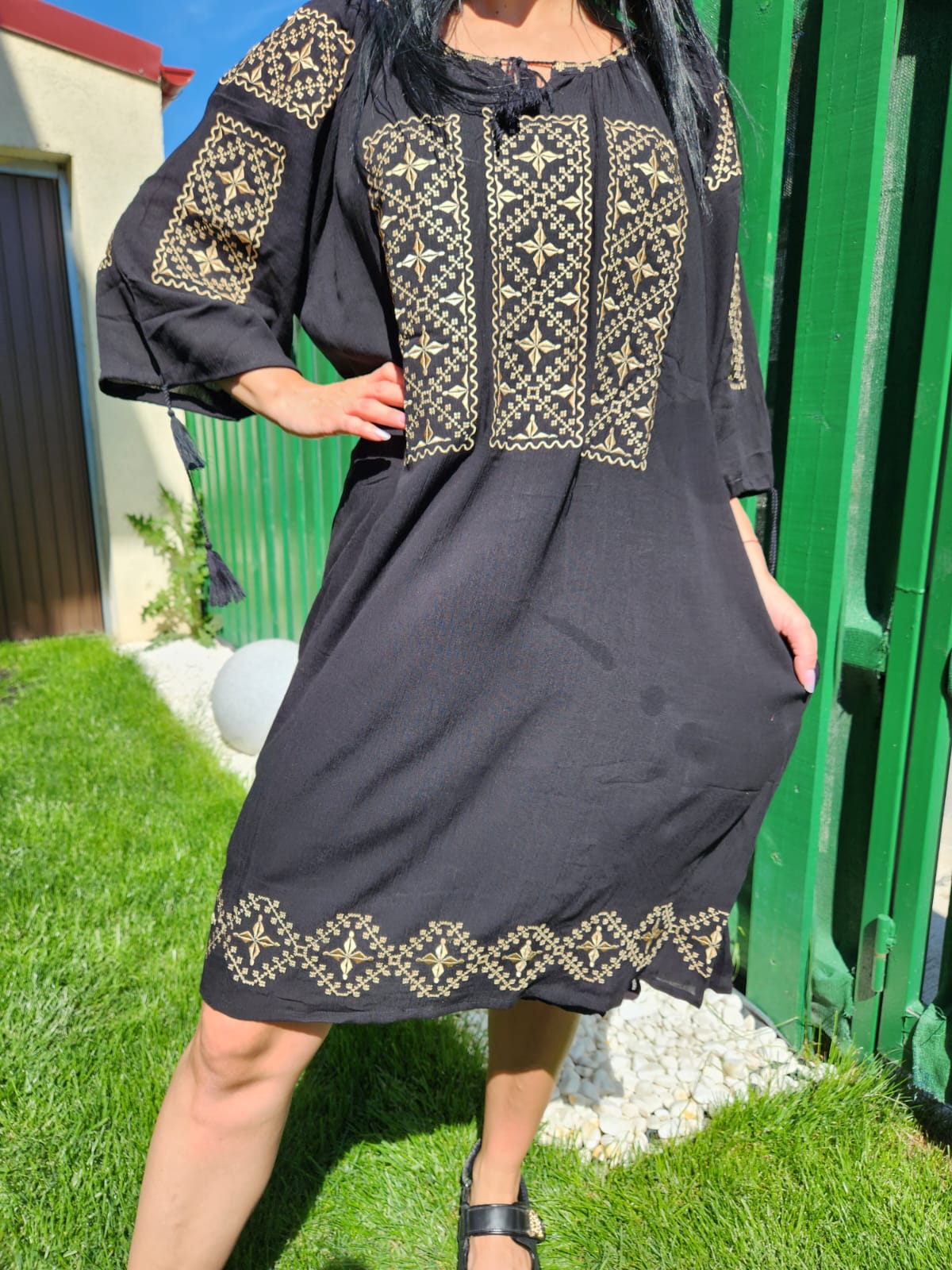 Rochie Traditională Daria 1 (MARIMI MARI 4XL-6XL)