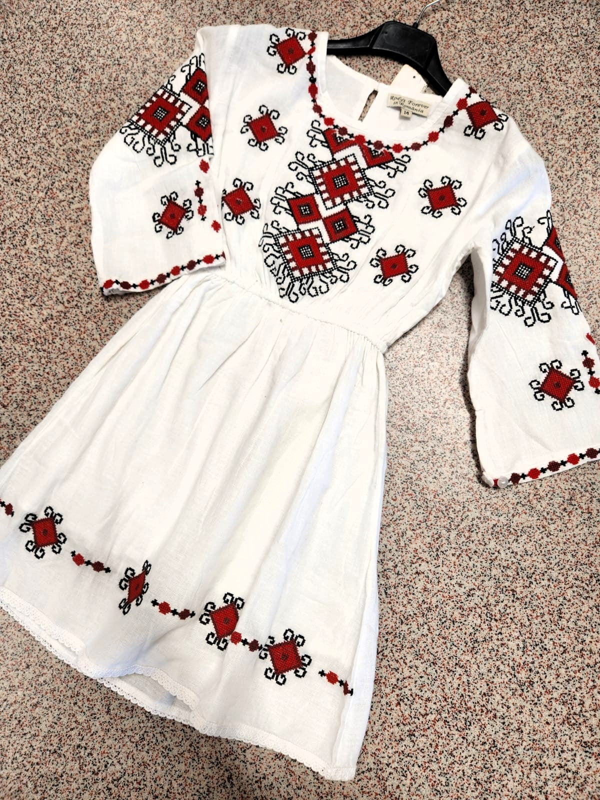 Rochie Traditionala Brodata de Fete R4