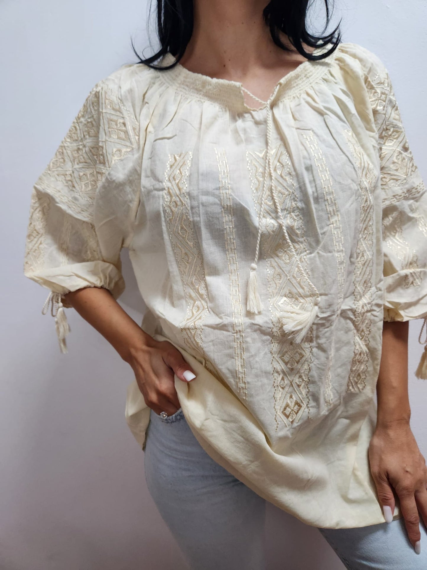 Ie Brodata Traditionala Raluca 139 Masuri Mari (4XL - 6XL)